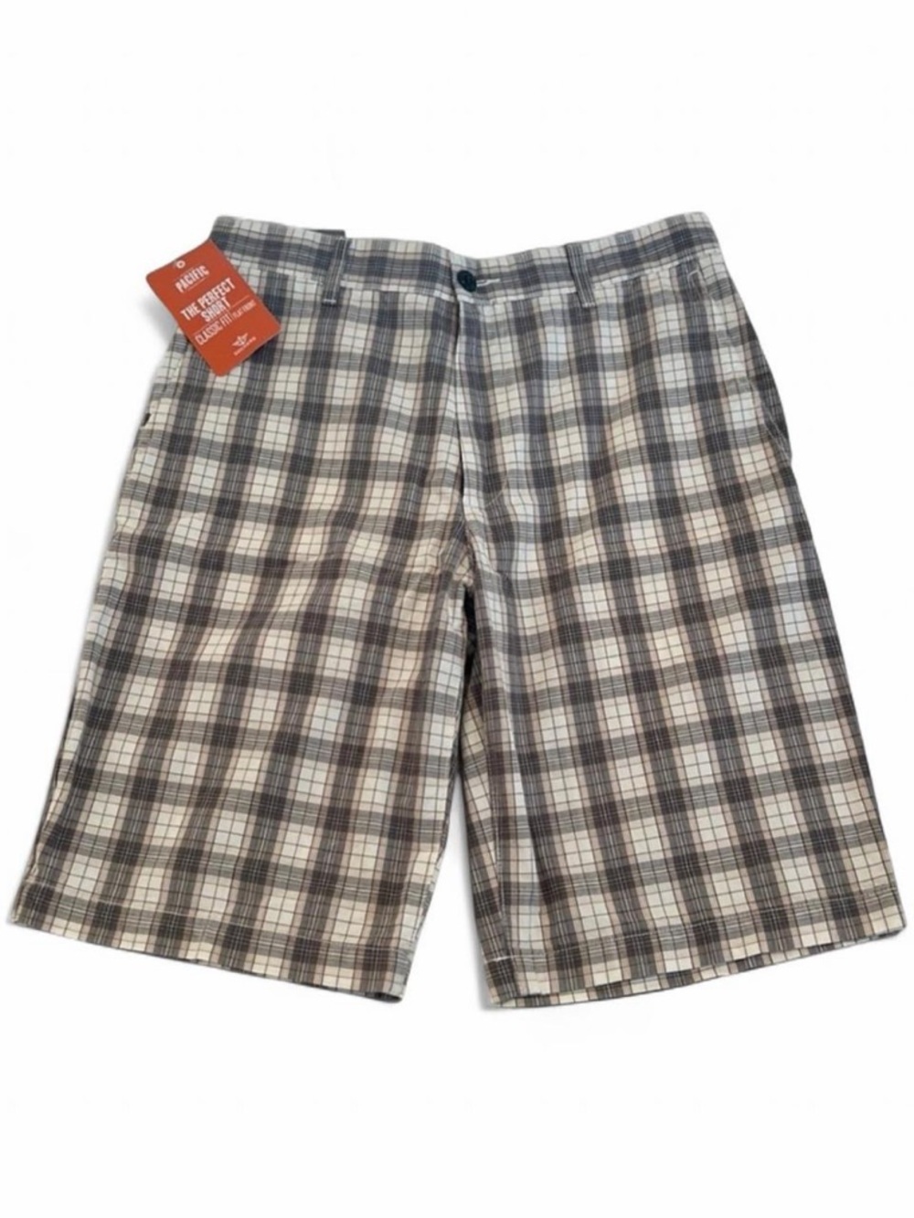 Dockers The Perfect Short Plaid Classic Fit 30 NWT